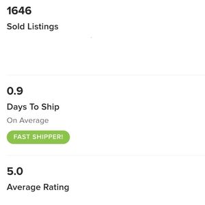 📦💨 SAME DAY SHIPPING!!! 📦💨